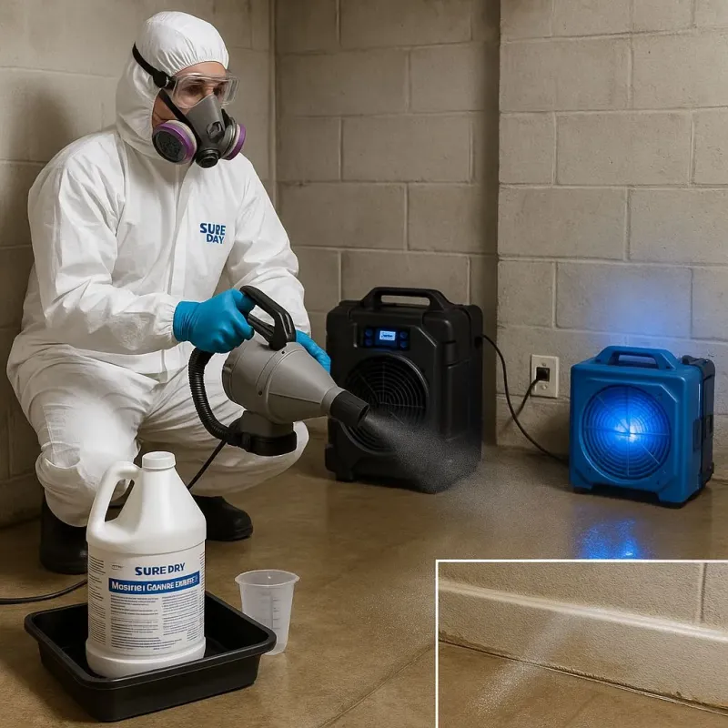 Sanitization and Odor Removal process in Hurricane, WV