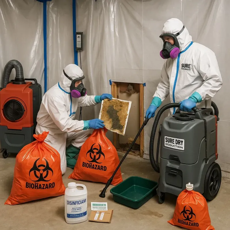 Contaminated Water Handling Protocols process in Hurricane, WV