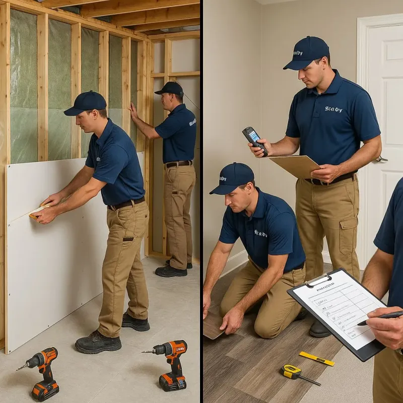 Repairs and Reconstruction process in Hurricane, WV
